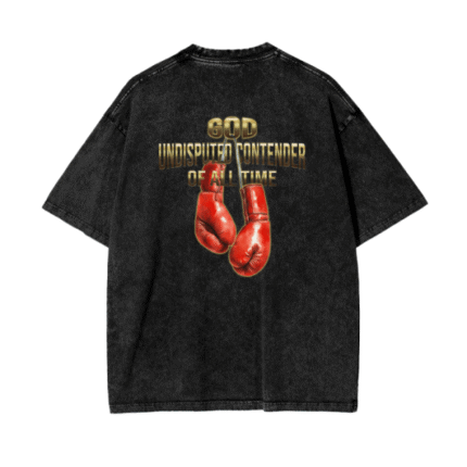 (Undisputed) Acid Wash Oversize T-Shirt – 250 GSM